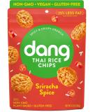Dang Thai Rice Chips - Sriracha Spice | Gluten Free, Soy Free & Preservative Free Rice Crisps - Healthy Snacks Made with Whole Foods | 3.5 oz (Pack of 6) - Buy Online on SooperMarket.com