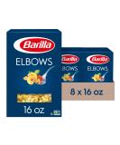 Barilla Elbows Pasta, 16 oz. Box (Pack of 8) - Non-GMO Pasta Made with Durum Wheat Semolina - Italy's #1 Pasta Brand - Kosher Certified Pasta Elbows 16oz 8 Pack - Buy Online on SooperMarket.com