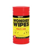 Everbuild Wonder Wipes Multi-Use Cleaning Wipes for the Building Trade | Specially Formulated to Clean Hands Tools and Surfaces - 100 Wipes 1 Red - Buy Online on SooperMarket.com
