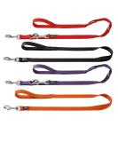 HUNTER Adjustable leash made of soft non-slip nylon classic 2.0 x 200 cm black black 20/200 - Buy Online on SooperMarket.com