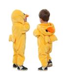 Doladola Unisex Baby Toddlers Romper Jumpsuit Hooded Cartoon Sleepsuits Infant Outfit 18-24 Months Yellow Duck - Buy Online on SooperMarket.com