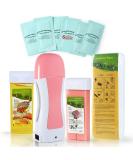 Rose & Honey Roll On Wax Kit for Sensitive Skin - Hair Removal Waxing Kit for Women and Men - At Home Roller Waxing Kit for Larger Body Areas - Buy Online on SooperMarket.com