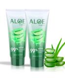 ASYBO 200 ML Aloe Vera Gel 99% Organic Pure Aloe Vera Hydrating Face & Body Moisturizer Natural Aloe Cream for Dry Skin Sunburn Acne Soothing & Moisturizing (2 Pack) - Buy Online on SooperMarket.com