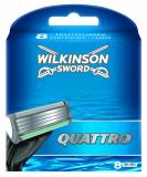 Wilkinson Quattro blades 8 Count (Pack of 1) - Buy Online on SooperMarket.com