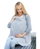 Soft & Breathable Nursing Cover | Still Towel for On-the-Go Breastfeeding | Privacy Guard 100x70cm - Buy Online on SooperMarket.com
