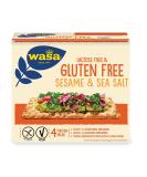 Wasa Crispbread Gluten-free & Lactose-free Sesame & Sea Salt (240g) 240 g (1 pack) - Buy Online on SooperMarket.com
