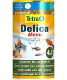Tetra Delica Menu Natural Fish Feed - 4 Types (Water Fleas Artemia Krill Gammarus) | Premium Snacks for Decorative Fish - 100 ml Can - Buy Online on SooperMarket.com