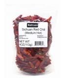 Natruen Whole Dry Szechuan Chinese Red Chili Pods 4oz (Medium Hot), Facing Heaven Chili, Spicy Sichuan Dried Red Hot Chilies for Chili Oil, Paste, and Sauce - Buy Online on SooperMarket.com