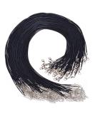 Paxcoo 50Pcs 18 Black Waxed Necklace Cord - 18 Inches - Jewelry Making Supplies - Buy Online on SooperMarket.com