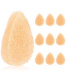 10 Pack Facial Sponge for Daily Cleansing and Gentle Exfoliating - Buff Puff Style Exfoliating Pads Perfect for Removing Dead Skin Dirt and Makeup - Reusable Puf Made in The USA - Buy Online on SooperMarket.com
