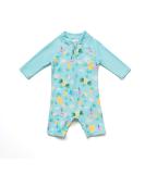 Bonverano Baby Girls Swimsuit UPF 50+ Long-Sleeve Pineapple One Piece - 3-6 Months - Buy Online on SooperMarket.com