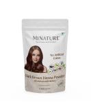 Miniature Dark Brown Henna Powder 227g | Enriched with Brahmi, Haritaki, Amla, Neem, and Indigo | Natural Hair Color | No Preservatives - Buy Online on SooperMarket.com