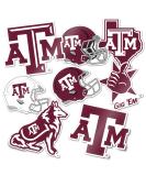 Texas A&M University Sticker Aggies TAMU Stickers Vinyl Decals Laptop Water Bottle Car Scrapbook T2 (Type 2) - Buy Online on SooperMarket.com