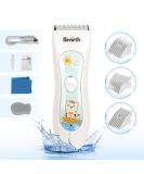 Bimirth Baby Children Hair Clippers | Cordless & Quiet with Safe Ceramic Blade | USB Rechargeable & Waterproof | 3 Guide Combs | White - S12 - Buy Online on SooperMarket.com