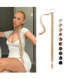 REECHO DIY Braid Ponytail Extension - Long Straight Synthetic Hairpieces - Medium Golden Blonde 34 Inch - 180g - Buy Online on SooperMarket.com