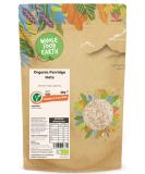 Wholefood Earth Organic Porridge Oats 2 kg | GMO Free | Vegan | High Fibre | Certified Organic 2.00 kg (Pack of 1) - Buy Online on SooperMarket.com