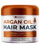BELLISSO Moroccan Argan Oil Hair Mask - Deep Moisturizing Conditioner for Dry & Damaged Hair - Buy Online on SooperMarket.com