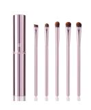 5Pcs Eyeshadow Brush Set, Portable Eye brushes, Premium Eye Makeup Brush, Eyeliner Brush, Angled Brush by YUESHENNAN (pink). - Buy Online on SooperMarket.com
