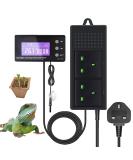 Bonlux PID Reptile Thermostat Plug Socket - Digital Dimmer Temperature Controller with Timer for Home Brew, Greenhouse, Reptile Vivarium - Heater Heat Mat Tube Heater - Buy Online on SooperMarket.com