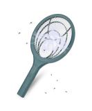 Mafiti Electric Fly Clapper - Toxin-Free Insect Killer with Removable Batteries | Ideal for Indoor & Outdoor Use (Dark Green) - Buy Online on SooperMarket.com