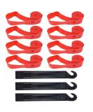 Kasteco 8 Pack Bicycle Rim Strip Rim Tape with 3 Tire Levers - 26 Inch or 700C - Buy Online on SooperMarket.com