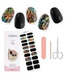 Kalolary Gel Nail Polish Strips Nail Gel Art Sticker Waterproof Full Nail Wraps Decal Sets with Scissors Nail File and Stick(UV/LED Lamp Required) (-19) - Buy Online on SooperMarket.com