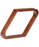 Pro Series TR9-F Doweled Wooden 9-Ball Diamond Rack - Old World Mahogany/Black - Buy Online on SooperMarket.com