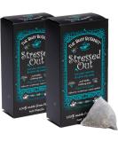 Stressed Out Herbal Tea with Valerian Root Camomile and Ashwagandha - Caffeine Free Decaffeinated - 2 x 15 Individual Tea Bags by The Busy Botanist - Buy Online on SooperMarket.com