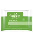 Simple Cleansing Facial Wipes - 7 Count (3 Pack) | Gentle Cleansing for All Skin Types - Shop Internationally - Buy Online on SooperMarket.com