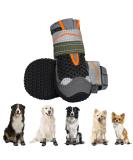 Eyin Dog Shoes - Breathable Non-Slip Paw Protection for Small Medium & Large Dogs - Reflective Velcro Fastener - Outdoor Sports - Size 5 (Width 5.8 cm) - 2 Pieces - Buy Online on SooperMarket.com