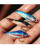 Tigofly 12 pieces connected Elritze fly fishing bait uv polar fry slowly falling salmon trout steelhead fly fishing fly bait set - size 8 - Buy Online on SooperMarket.com