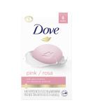 Dove Beauty Bar Gentle Cleanser for Softer, Smoother Skin - Pink, More Moisturizing Than Ordinary Bar Soap - 6 Count - Buy Online on SooperMarket.com