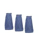 KLEEN HANDLER General Cleaning Mop Heavy Duty Commercial Replacement, Wet Industrial Blue Cotton Looped End String Head Refill (Pack of 3) 3 Count (Pack of 1) - Buy Online on SooperMarket.com