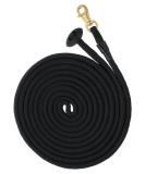 Tough 1 Rolled Cotton Lunge Line with Solid Brass Snap Black - Buy Online on SooperMarket.com
