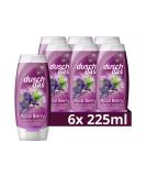 Duschdas shower gel acai berry shower bath with fresh-energy fragrance formula ensures a refreshing start in the day 6 x 225 ml acai berry 225 ml (6 Pack) - Buy Online on SooperMarket.com