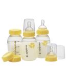 Medela Breast Milk Storage Bottles  3 Pack of 5 Ounce Breastfeeding Bottles with Slow Flow Nipples  Lids  Wide Base Collars  and Travel Caps  Made Without BPA 3 Count (Pack of 1) - Buy Online on SooperMarket.com