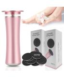 Electric Foot File Callus Remover - Professional Pedicure Tool with Adjustable Speed and 120 Replacement Sandpaper Discs - For Men and Women (Rose Gold) - Buy Online on SooperMarket.com