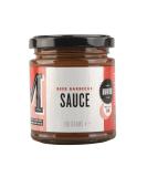 Manfood Beer Barbecue Sauce (190g) | Tangy and Glossy Sauce | Ideal as a Marinade or for Brushing on to Your Choice of Meat Tofu or Fish | No Artificial Colours or Flavourings | Made in the UK - Buy Online on SooperMarket.com
