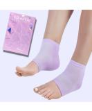 Glowxie Moisturizing Gel Heel Socks - 2 Pairs | Deep Hydration for Cracked Heels with Essential Oils and Vitamins | Open Toe Design - Buy Online on SooperMarket.com