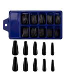 SAVITA 100Pcs Extra Long Black Press on Nails - Full Cover False Nails for Nail Art & Salon Supplies - Buy Online on SooperMarket.com