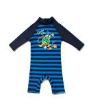 Baby Boys Sunsuit UPF 50+ Sun Protection One Piece with Zipper Swimwear & Sun Hat - Stripe Turtle 9-12 Months - Buy Online on SooperMarket.com