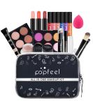 FantasyDay Multifunctional Makeup Gift Set - All-in-One Cosmetic Kit for Face Eyes & Lips - Eyeshadow Palette Lipstick Rouge Mascara & Brush Case - Buy Online on SooperMarket.com