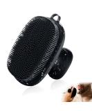 Silicone Face Scrubber for Men Facial Cleansing Brush Silicone Face Wash Brush Manual Waterproof Cleansing Skin Care Face Brushes for Cleansing and Exfoliating (Black) - Buy Online on SooperMarket.com