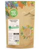 Wholefood Earth Organic Golden Cane Sugar 500g Raw | Unrefined | Vegan | GMO Free | Certified Organic - Buy Online on SooperMarket.com