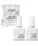 MYGEL by Mylee Nail Gel Polish No-Wipe Top & Base Coat 2x15ml UV/LED Soak-Off Nail Art Manicure Pedicure for Salon & Home Use - Lasts up to 2 Weeks Easy to Apply No Chips Durable & Safe - Buy Online on SooperMarket.com