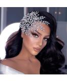 TRiXY Wedding Headband Bridal Hair Pieces Rhinestone Hair Accessories for Brides and Bridesmaids Party Hair Accessories Headpieces for Women Silver HP438 - Buy Online on SooperMarket.com