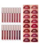 LANGMANNI 16 Pcs Matte Liquid Lipstick Makeup Set Velvety Liquid Lipstick Long Lasting Durable Nude Lip Gloss Beauty Cosmetics Set for Girls and Women (16PCS) - Buy Online on SooperMarket.com