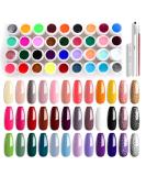 36 colors UV nail polish set Comozon nail gel color gel with 2 nail brush for gel nails gel art color gel set gel nails colors nail gel for nail art nail design 1 - Buy Online on SooperMarket.com
