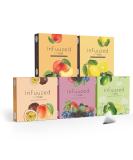 720 DGree "InfuZed" taste - 5 types of sample offer with iced tea 100 bags at least 50 liters - without sugar additive no calories - of course delicious drinks simply enjoying them everywhere: 5 varieties including iced tea (5 sample offer) - Buy Online on SooperMarket.com