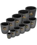 Gongyi #1 Clay Graphite Crucible 2.2lbs-1kg for Metal Melting Casting - Gold Silver Copper Brass Aluminum - Buy Online on SooperMarket.com
